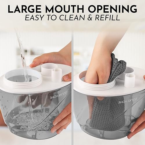 Miniatura 8 de Zulay Home Humidificadores de niebla fría para dormitorio (tanque de agua de 2.2L) - Humidificadores ultrasónicos silenciosos para habitación grande