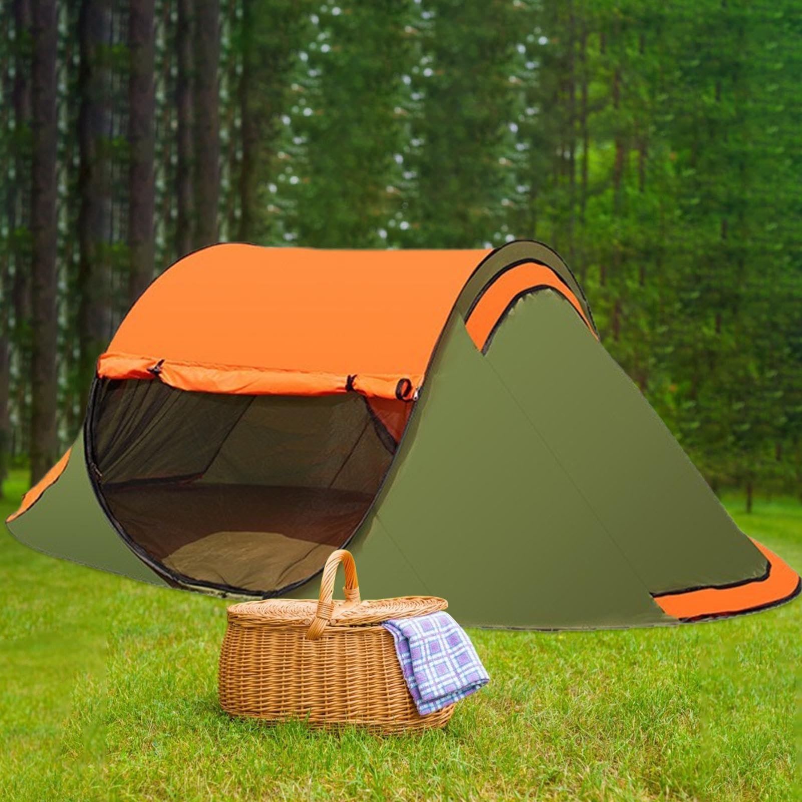 Tenda da Esterno Con Custodia, Traspirante E Anti-Insetti | Tenda A Cabina Da Esterno Per Backpacking per Giardino, Lago, Montagna, Spiaggia, , Backpacking, Trekking e Viaggio