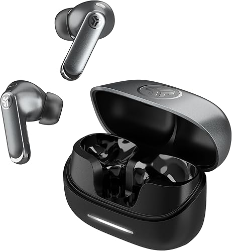 JLab Epic Pods ANC True Auriculares inalámbricos Bluetooth y estuche de carga, color negro