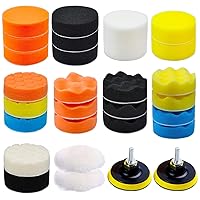 Vista 1 de Car Foam Polishing Buffing Kit, Polishing Buffing Pads, Wool Pads,Polishing & Buffing Wheels, for Headlights & Body Foam Wax & Buffer Kits (27)