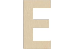 17 Inch Large Paper Mache Letter E