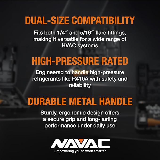 NAVAC NVR2 Herramienta de Extracción de Válvula - Accesorio HVAC miniatura 5