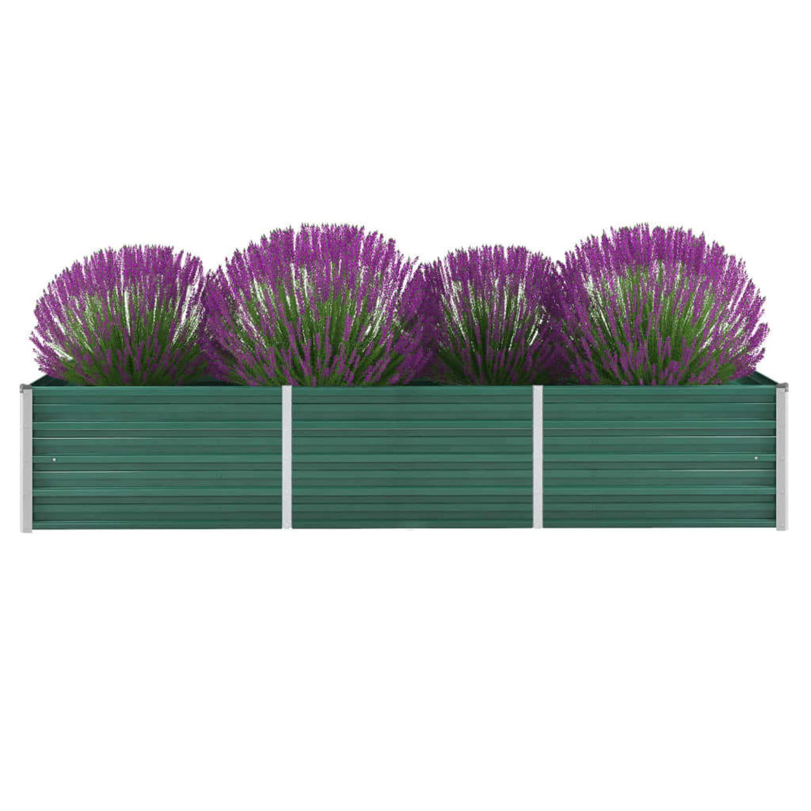 Keketa Hochbeet Aus Metall – 224x80x36 Cm, Braun, Verzinkter Stahl, Für Garten, Balkon, Terrasse, Mit Pulverbeschichtung