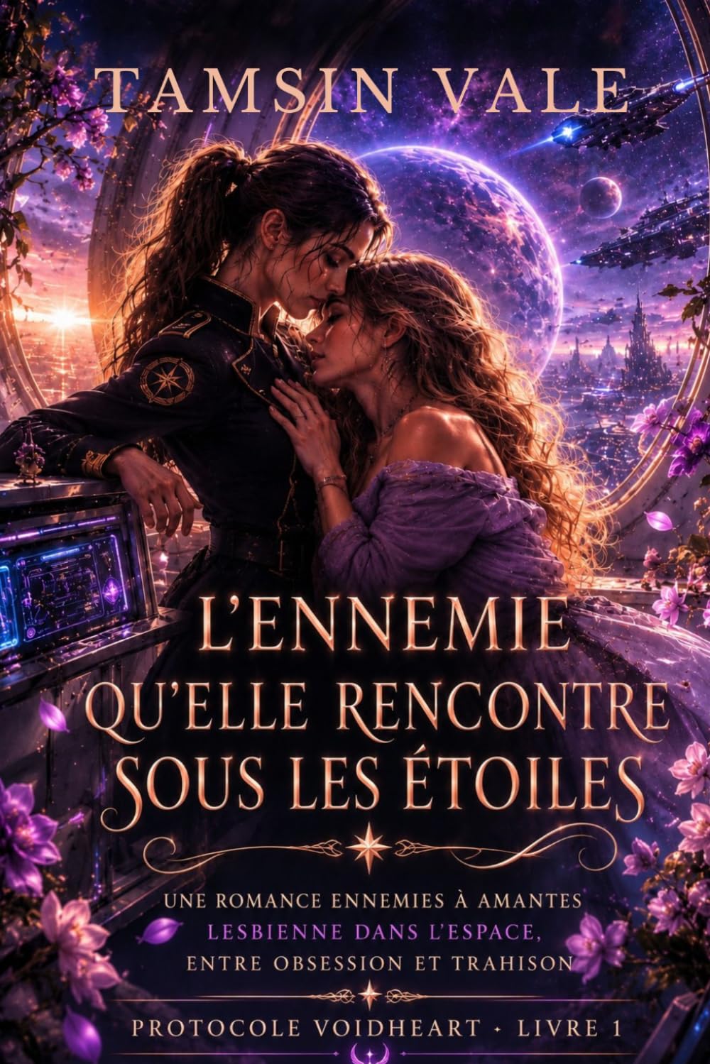 L’ENNEMIE QU’ELLE RENCONTRE SOUS LES ÉTOILES: Une romance ennemies à amantes lesbienne dans l’espace, entre obsession et trahison