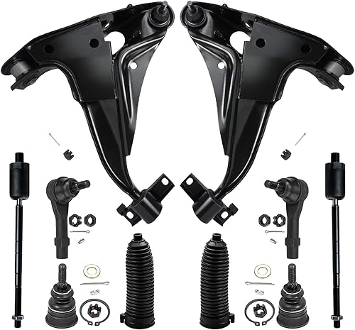 Miniatura 327 de Detroit Axle - Kit de suspensión frontal de 10 piezas para Ford Ranger Mazda B2300 B2500 B3000 B4000, 2 brazos de control superiores, 2 rótulas