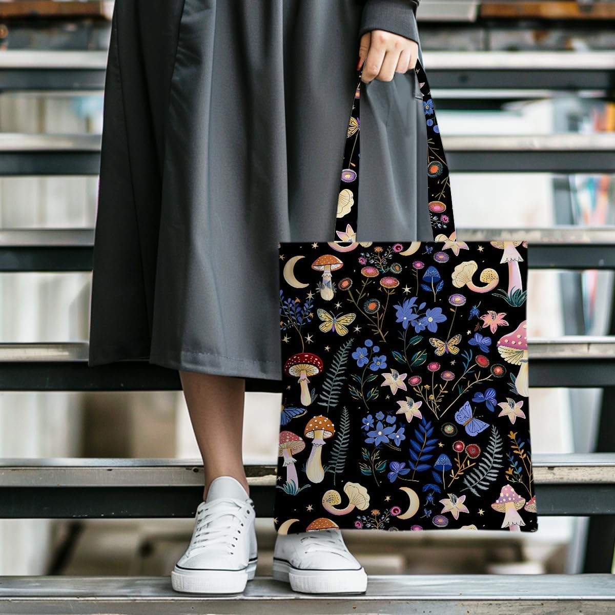 Christian, Cat, Dog, Book & Floral Designs for Shopping, Beach, Gym & Gifts,Reusable Tote Bags for Women - Image 3