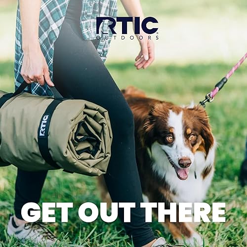 Miniatura 5 de RTIC Anywhere - Manta impermeable portátil, alfombrilla acolchada para exteriores para picnic, playa, campamento, césped, parque, tiempo de juego,