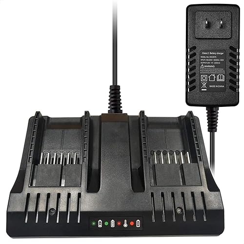 WA3875 Reemplazo Worx 20v cargador de batería de litio compatible con baterías Worx 20v Wa3757 Wa3578 WA3525 Wa3522 WA3544, etc