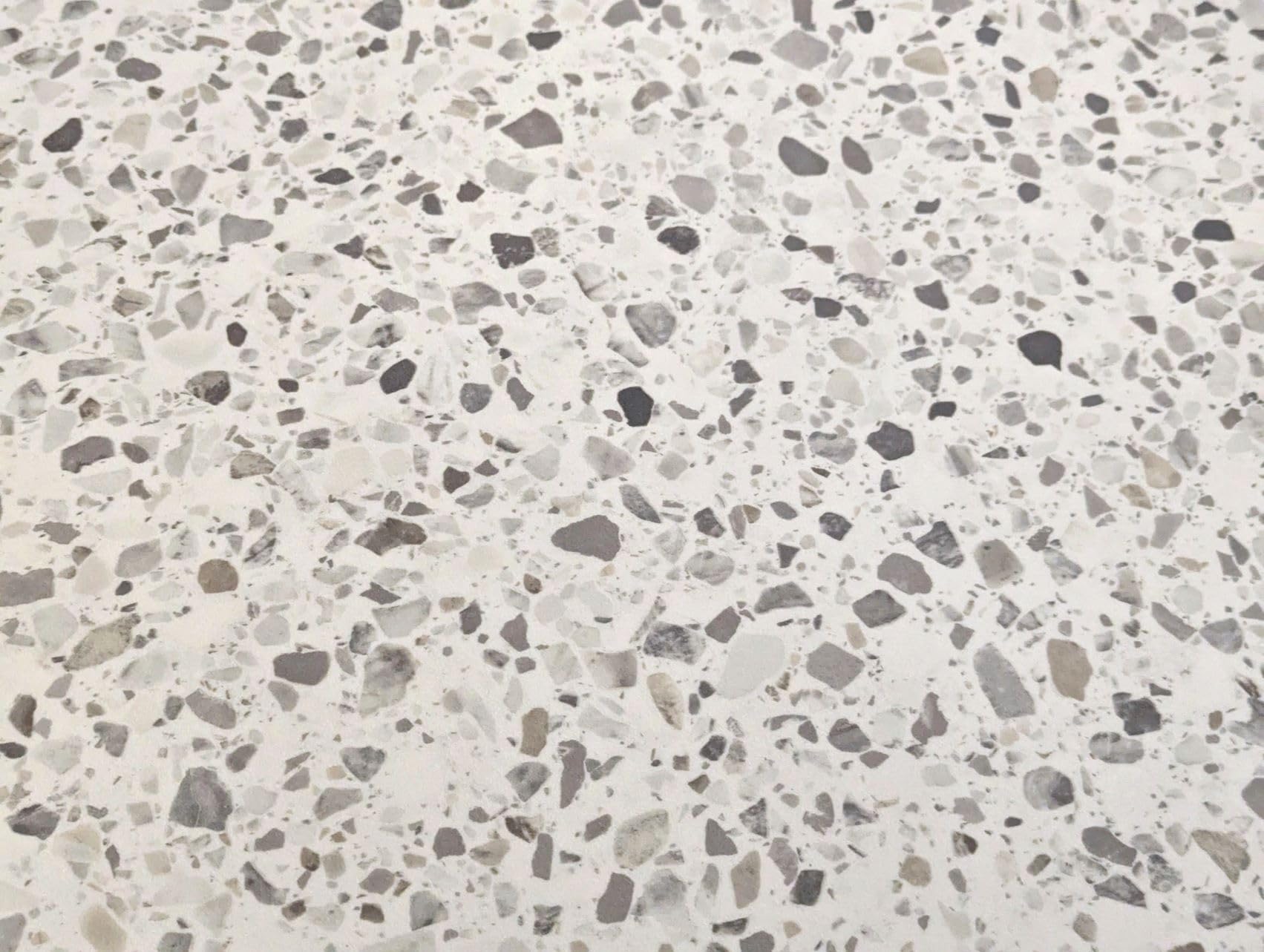 PVC Bodenbelag Vinylboden Naturstein mit Sprenkeln, Zuschnitt (2m breit / 3,5m lang)