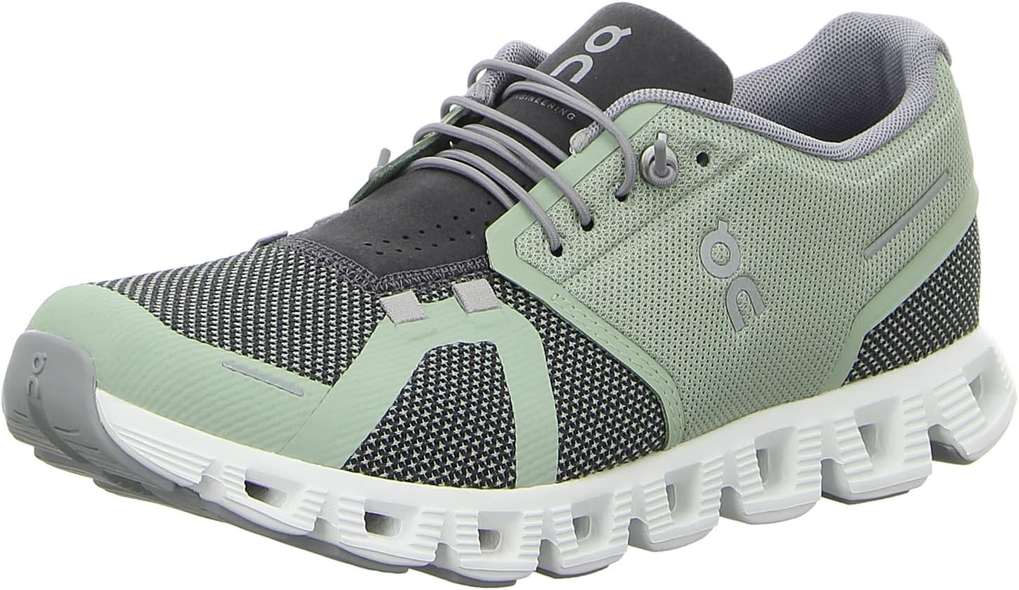 ON Men's Cloud 5 Combo Running Shoes, Leaf/Eclipse, US 10.5 M