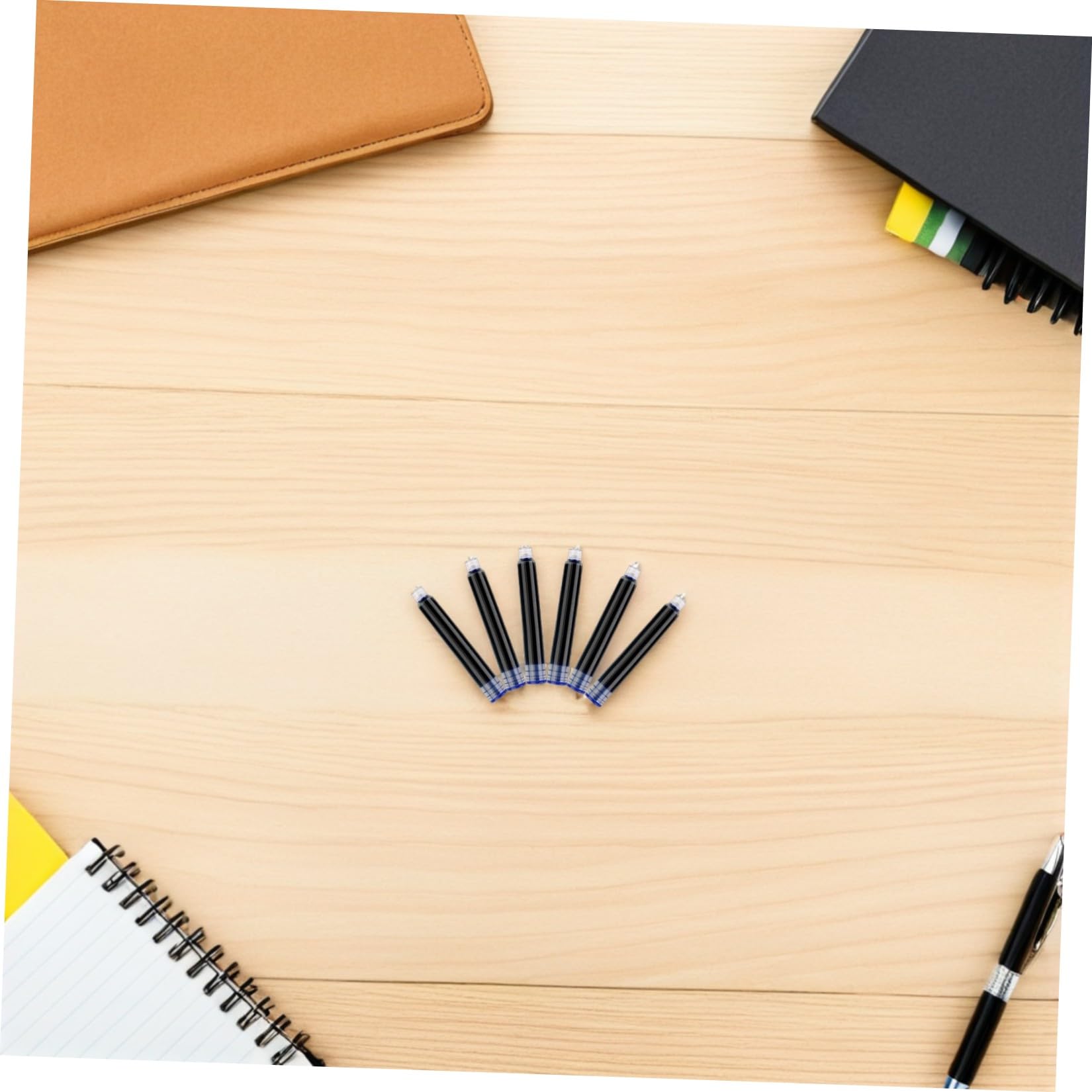 450 Pièces Cartouches D'encre 3,4 Mm pour Stylo Plume Universelles en Plastique, Recharge Facile, Bleue et Rouge, pour École et Calligraphie