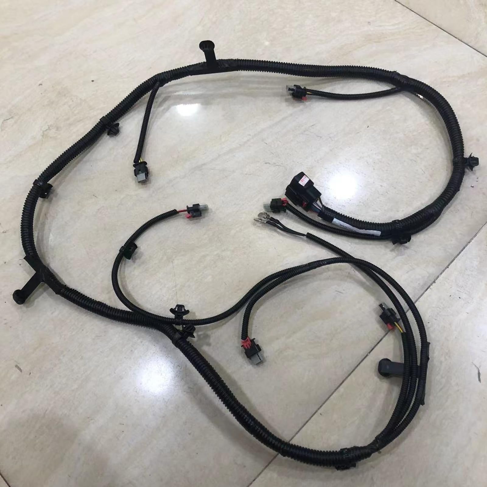 Sensor de asistencia de estacionamiento de velocidad de parachoques delantero, arnés de cableado oculto, cable PDC adecuado para modelo 3 2021-2023 206795801B, sensores de estacionamiento de garaje
