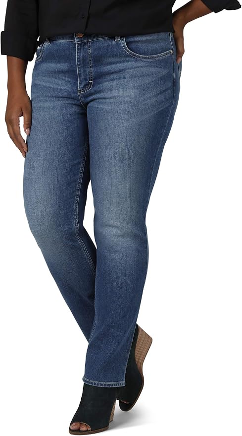 Midrise Straight Leg Jean 
