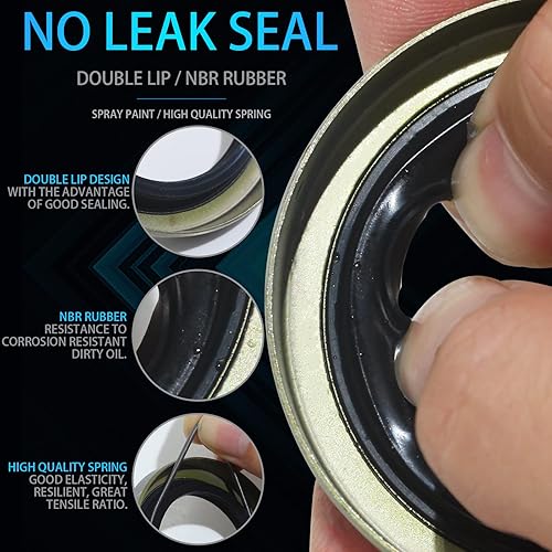 Miniatura 6 de 2 juegos de rodamientos de eje de remolque de barco de 2000 a 2200 libras, kits de rodamientos L44649 / L44610, sellos de grasa de 12192TB,