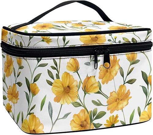 Vista 105 de doginthehole Bolsa de maquillaje, bolsa de cosméticos de viaje, bolsa de aseo portátil grande, organizador de accesorios para mujeres y niñas