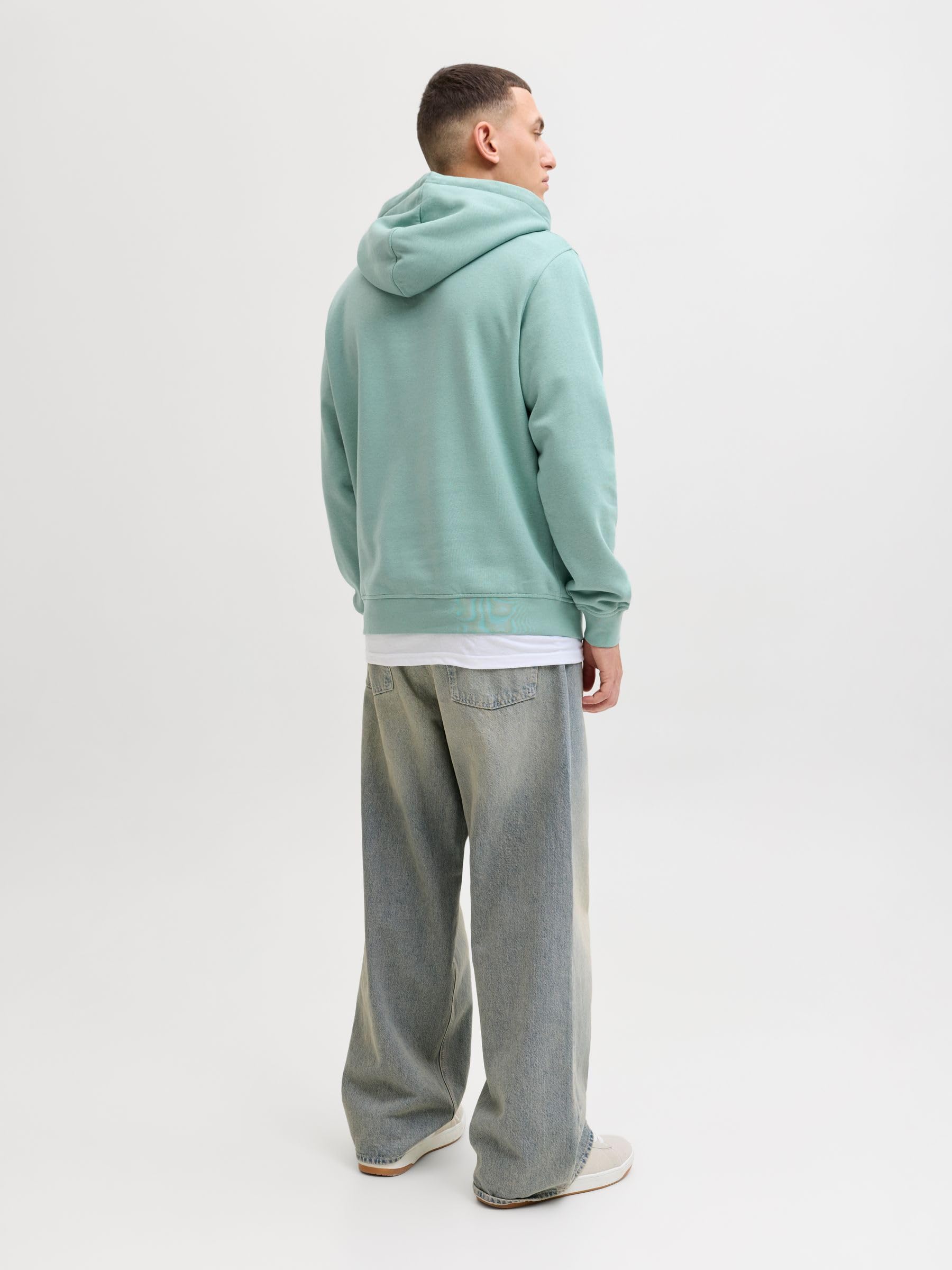 JACK & JONES JJESOHO Sweat Hood Noos Uomo Felpa con Cappuccio Marrone