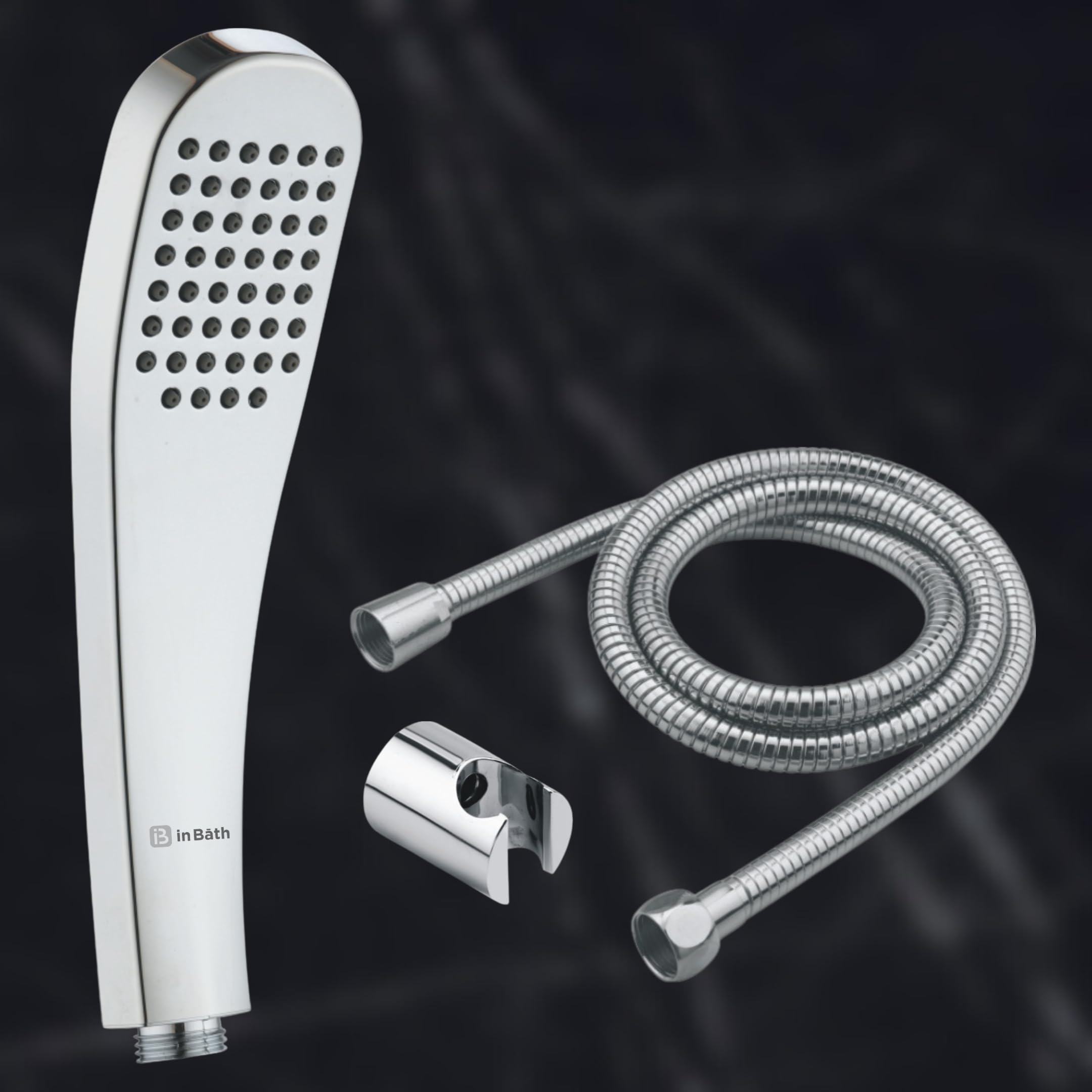 InBath Hand Shower for Bathroom|Bathroom Handheld Shower with 1.5 mtr Stainless Steel Flexible Hose Pipe and Wall Hook(ABS)| Hand Shower Full Set|Chrome Finish|Single Flow|TSH-6040 (B0BTS9HPW9) Amazon Price History, Amazon Price Tracker