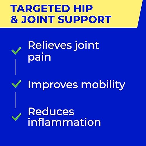 Miniatura 9 de Golosinas de glucosamina para perros quisquillosos - Suplemento para articulaciones con condroitina, MSM, omega-3 - Alivio del dolor articular -