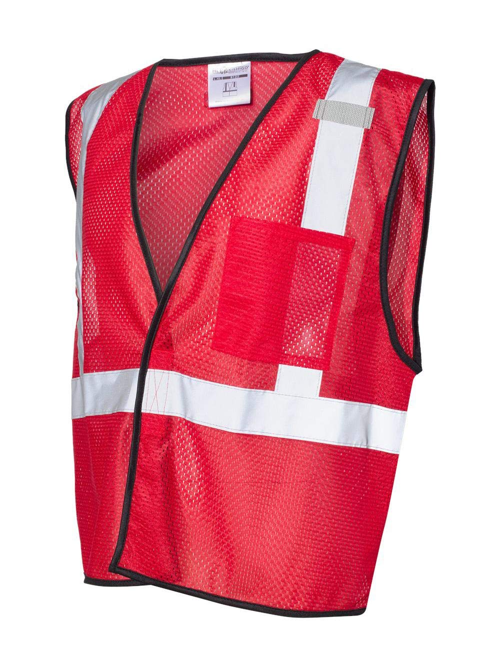 ML Kishigo Men's Enhanced Visibility Economy Mesh Vest - Red, 2XL/3XL, Model Number B122-2X-3X