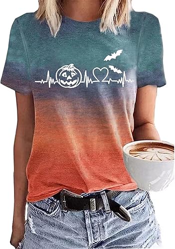 Camisa de bruja de Halloween para mujer, camiseta clásica de manga corta Sanderson para Halloween, camisas casuales de otoño