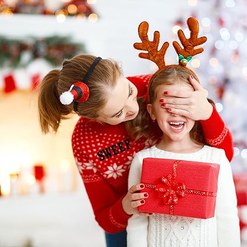 Miniatura 5 de Outus 279 letras navideñas termo-adhesivas de 2 pulgadas, letras de transferencia de flocado de la A a la Z, calcomanías para calcetines de Navidad,