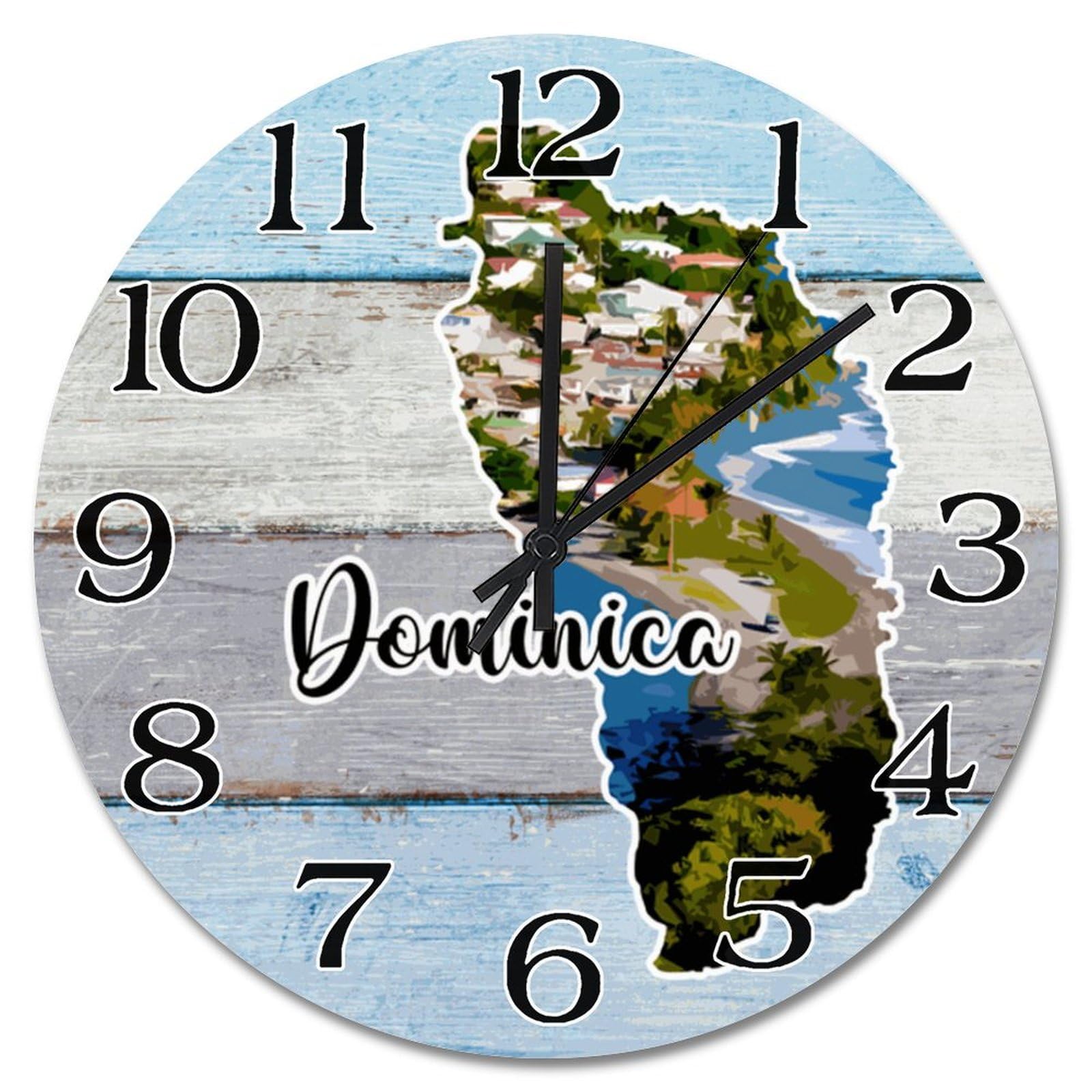 Horloge murale Dominique de 25cm au design vintage pour le salon