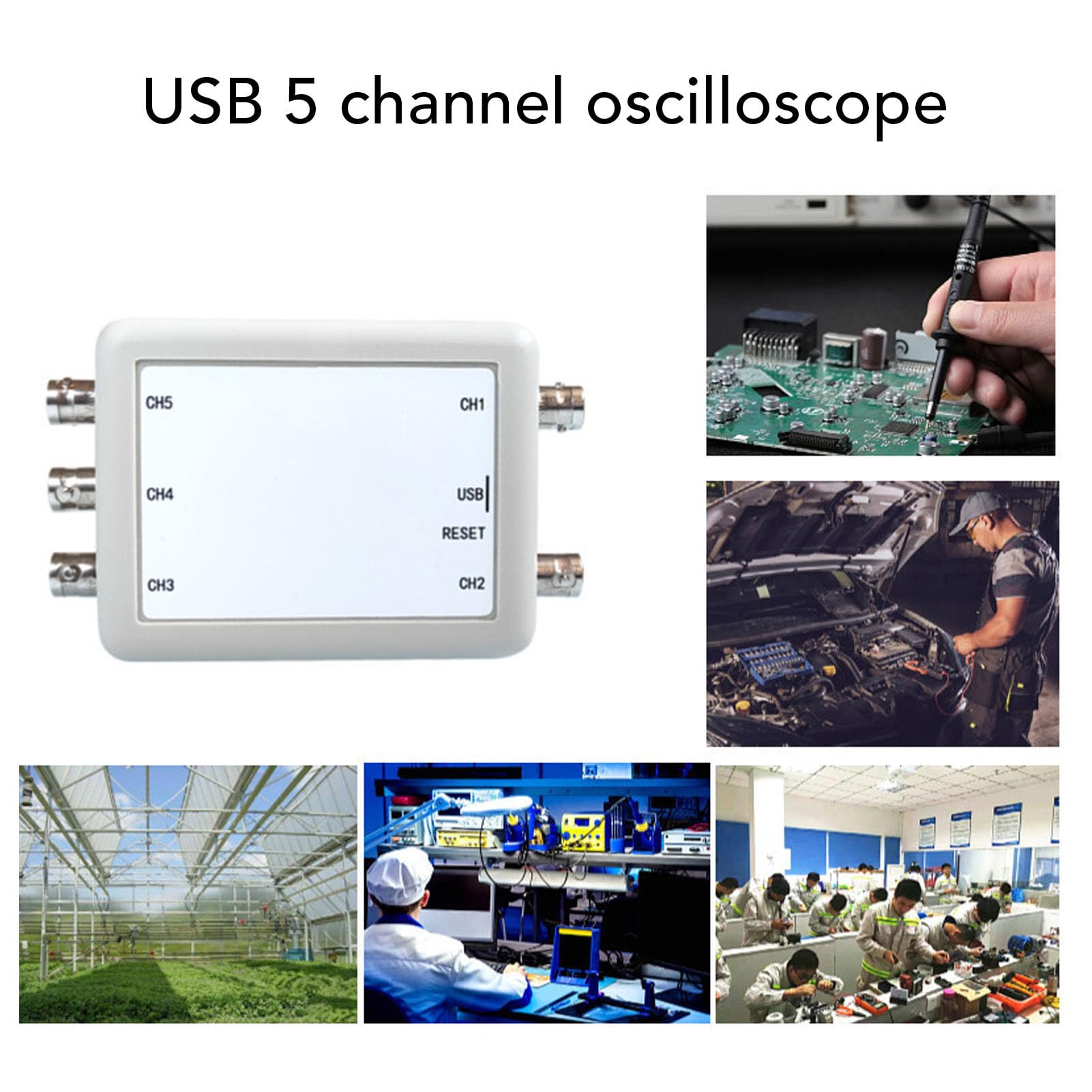 Osciloscopio Fosc53C1, 5 Canales