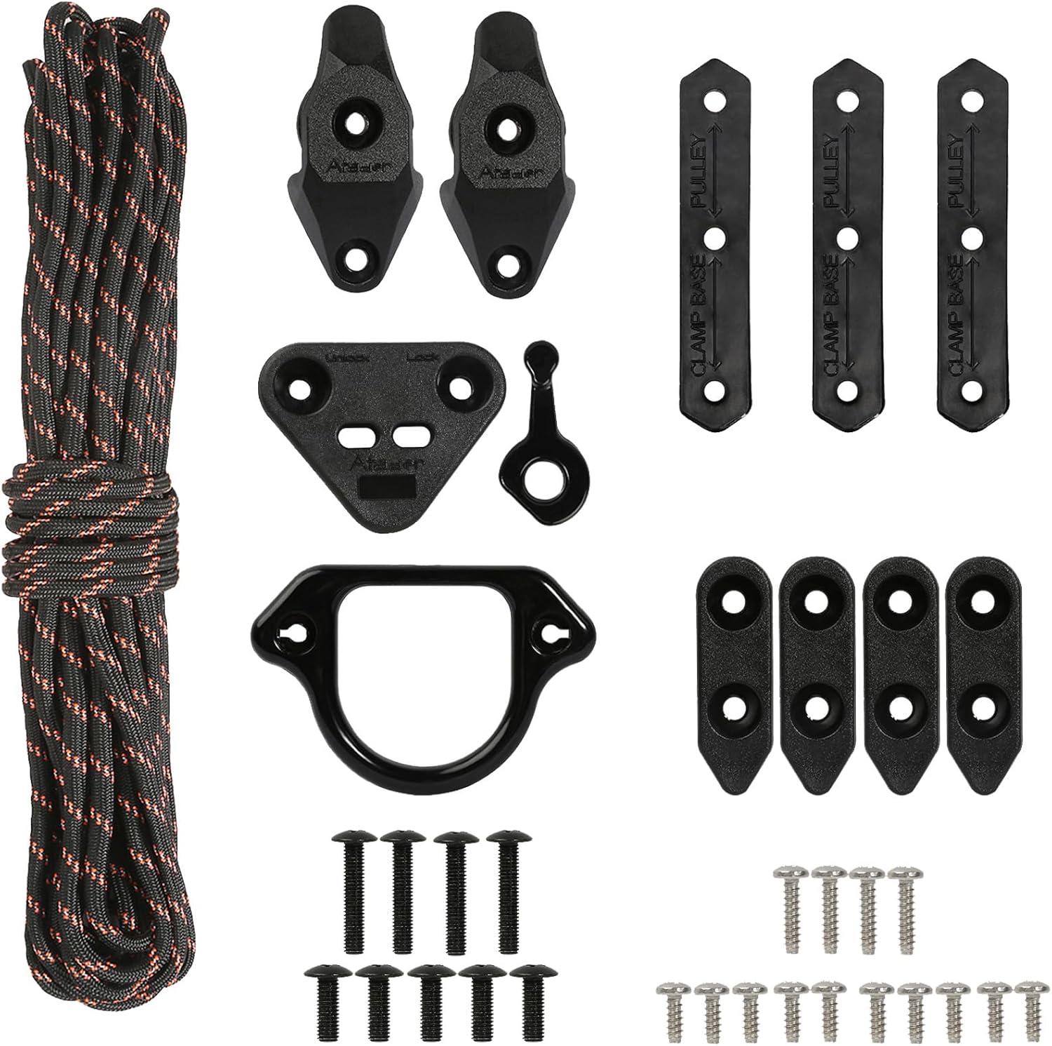 Kayak Anchor Trolley Kit, Anchor Trolley System for Kayak Canoe