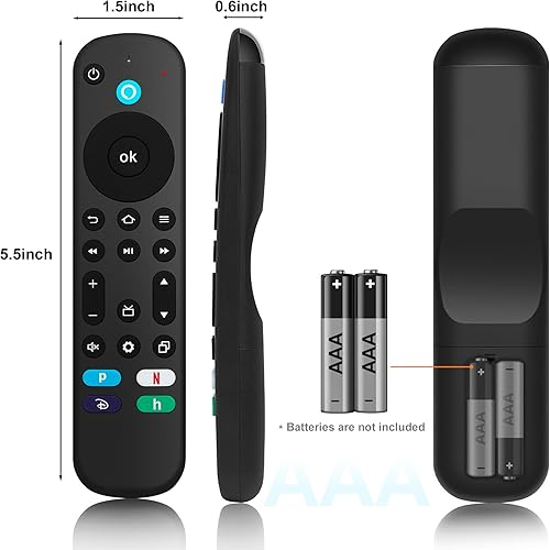 Miniatura 9 de Control remoto de voz de repuesto apto para todos los televisores inteligentes InsigniaToshiba, Smart TV Omni SeriesOmni QLED Series4-Series, para