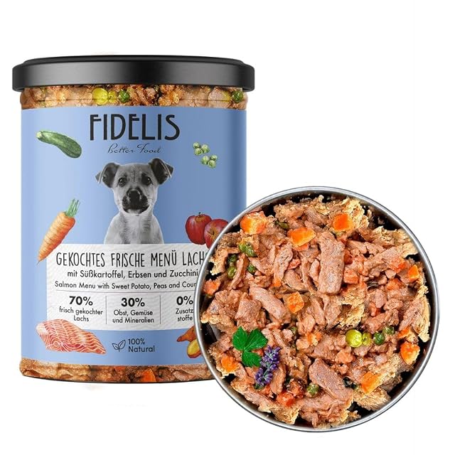 Foto 2 de 8 de ANIMALUJOS Mix Comida Cocinada Casera para Perros y Cachorros, Sabores Salmón, Pavo, Pollo, Ternera, Caballo…