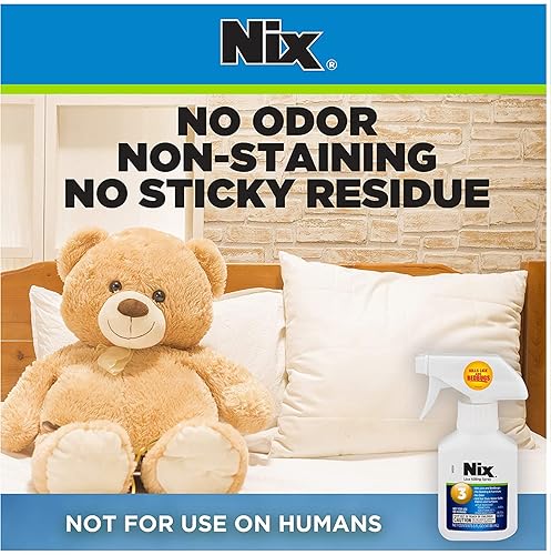 Vista 4 de Nix Spray matador de piojos y chinches para el hogar, ropa de cama y muebles, 5 onzas líquidas (paquete de 1)