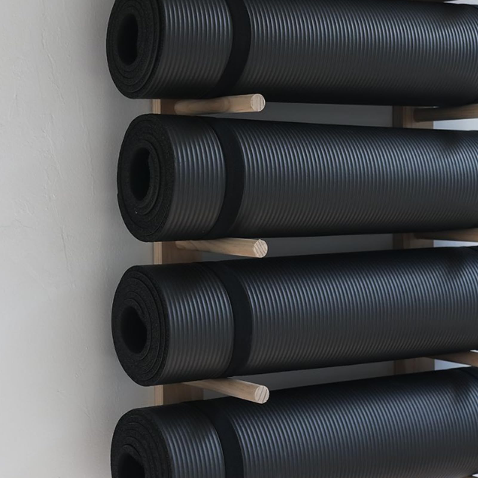 Yoga Training Room Yoga Mat Holder Wall Mount, Organizer ścienny na wałek z pianki, wałek z pianki do organizacji siłowni