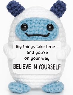 Graduation Gift for Him Her- Positive Animals Crochet – Easter Birthday Affirmation Support Gift for Teenage Son Daughter