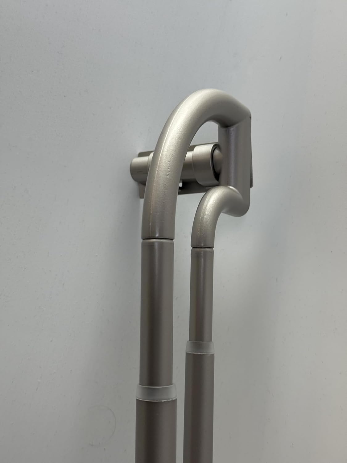 ENJOYBASICS Double Curtain Rod，Blackout Wrap-Around Curtain Rods for Windows 48 to 84 Inch，Adjustable from 32 to 86 Inch for Room Darkening Curtains, Nickel