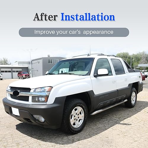 Miniatura 7 de CarPartsDepot Conjunto de parrilla delantera con barra central cromada compatible con Chevrolet Avalanche 1500 2500 Series GM1200543 88968960