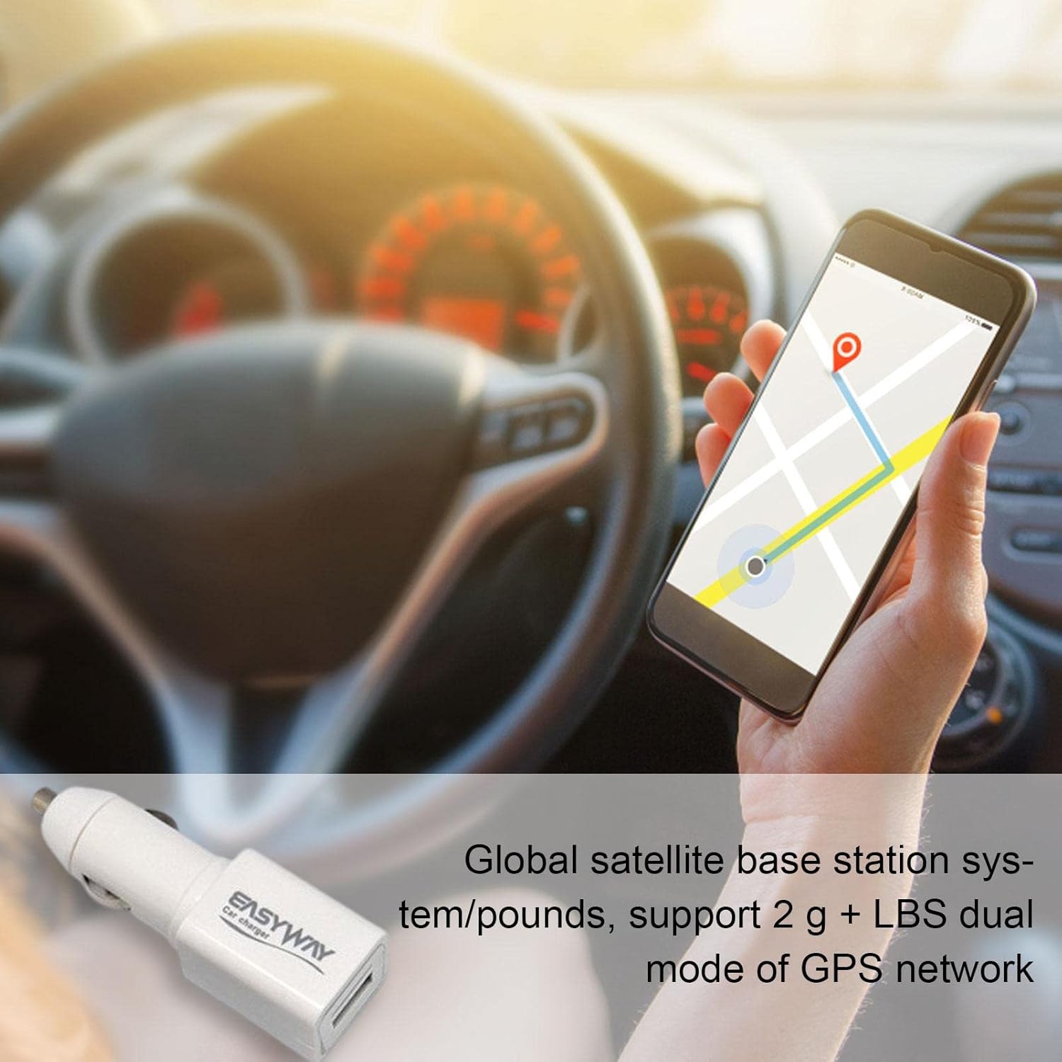 売れ筋商品 ミニgpsトラッカー Usbカーチャージャーカーロケーター 車両用盗難防止リアルタイム追跡デバイス テキストメッセージの場所 Purebeaty Sungaipenuhkota Go Id