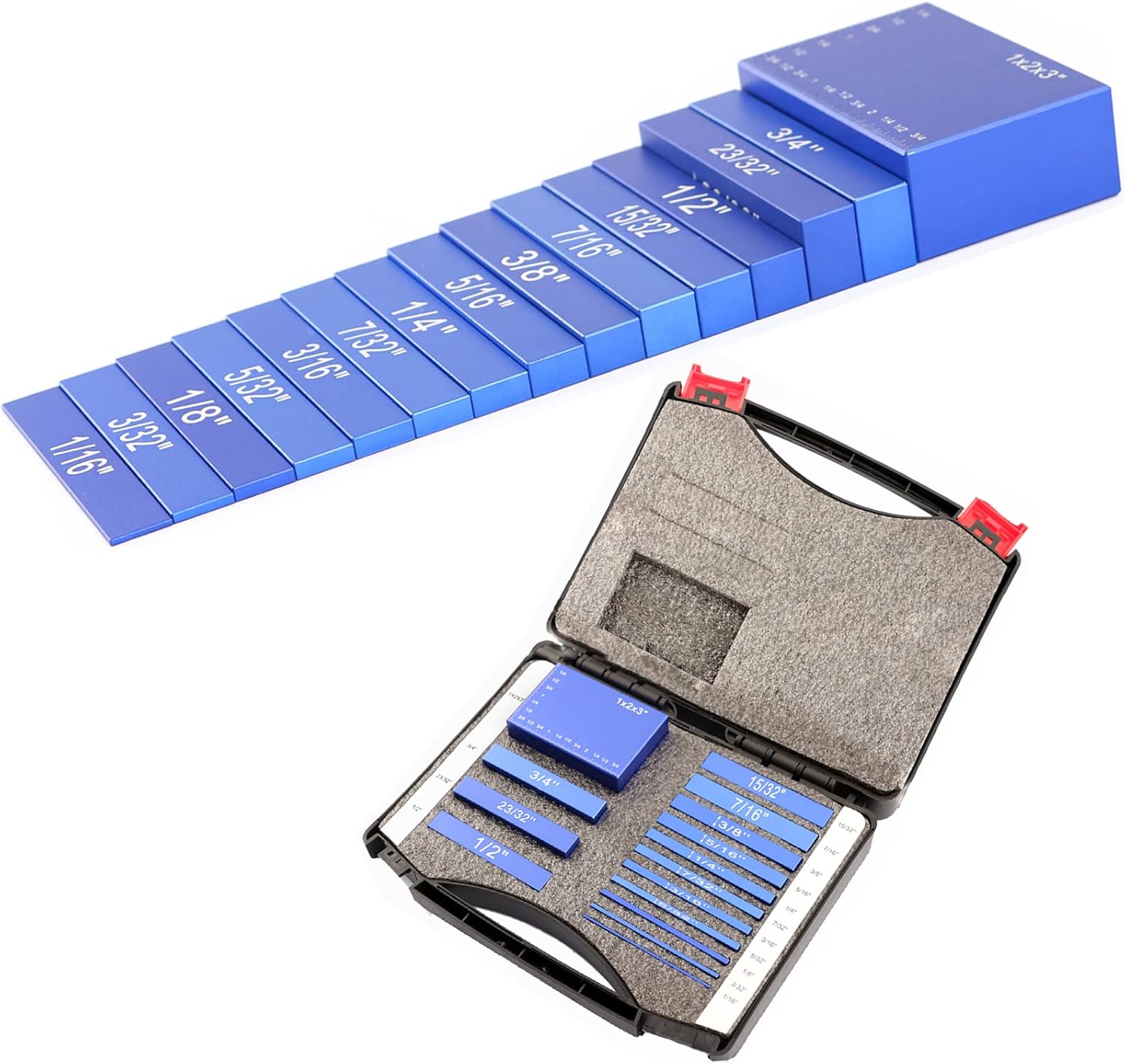 9-teilige Setup-Blöcke Metrisch - Präzisions-Messblöcke Für Werkzeuge