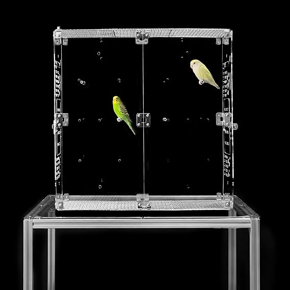 GuineaLoftTM Short Pipe Perches for Bird Cages (4 Pack) Aluminum Bars (4 Inch / 10 cm) with Screws & Washers Durable Cage Accessories for Parrots, Parakeets, Cockatiels & Small Birds