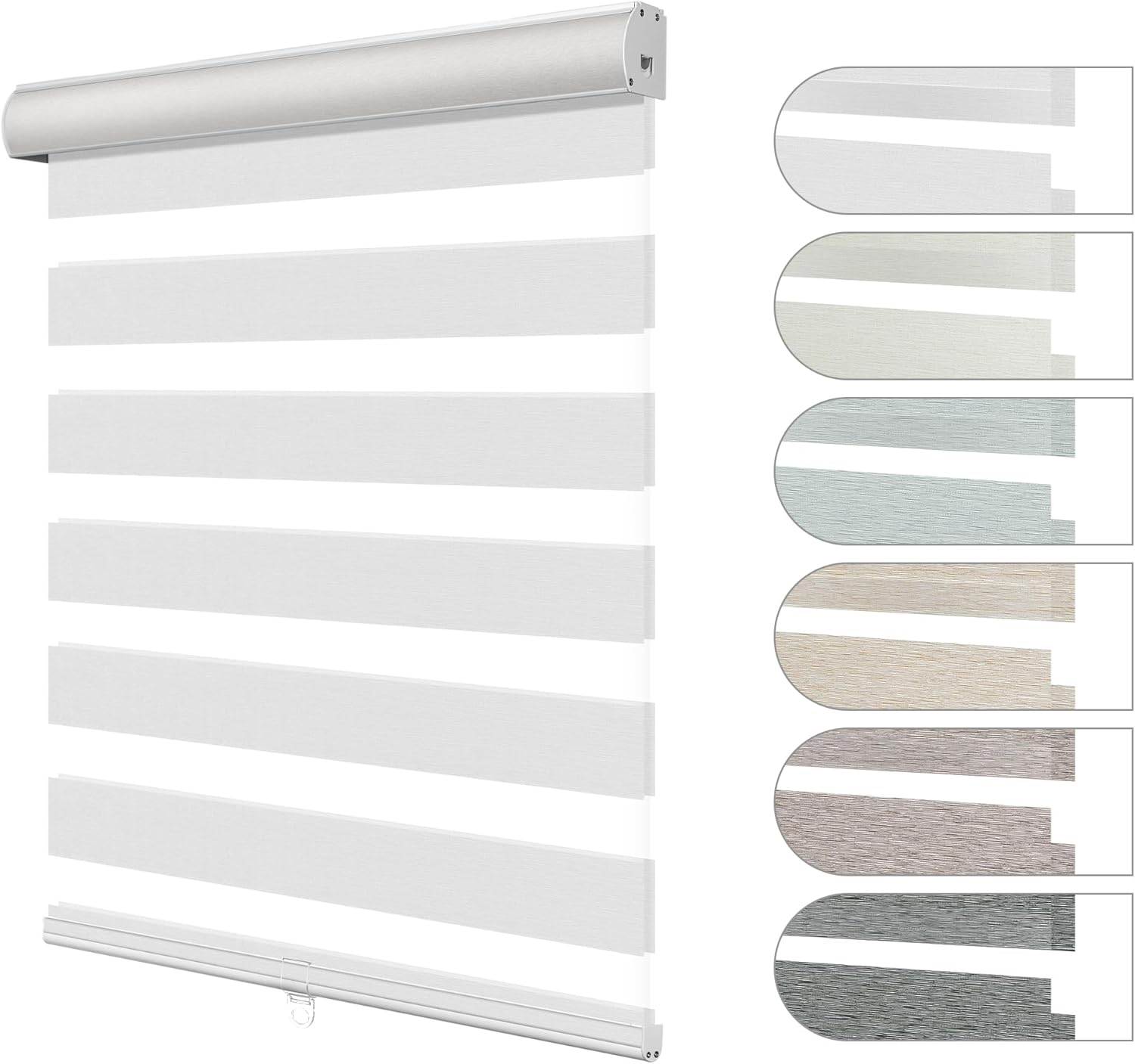 HOTSOON Custom Zebra Blinds for Windows Shades，Privacy