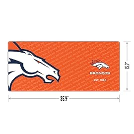 YouTheFan NFL Denver Broncos Logo Series Desk Pad