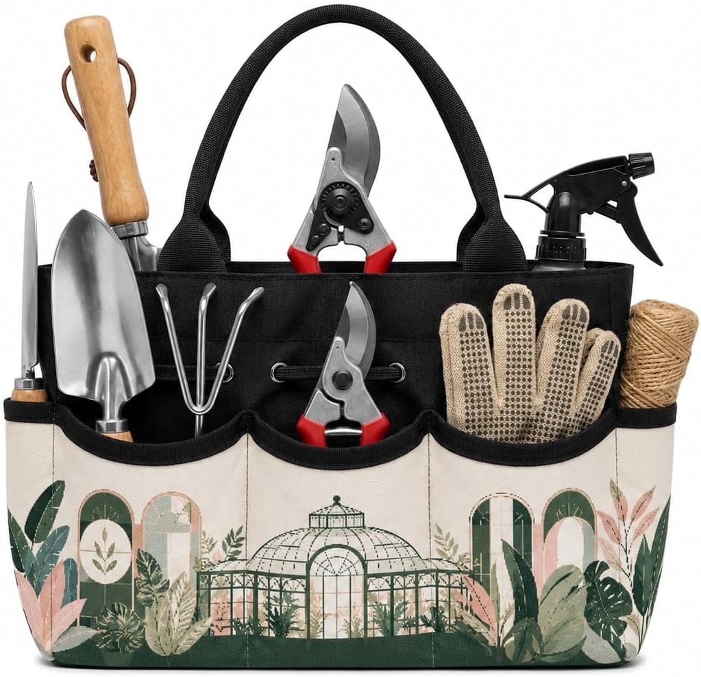 Garden Dome Geometric Garden Tool Bag Organizer for Yard in Spring