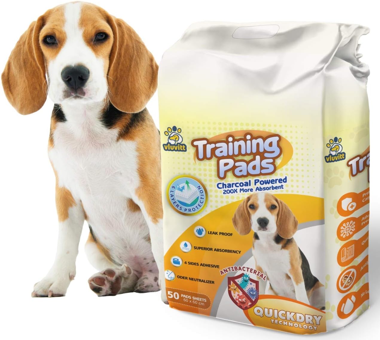 charcoal training pads