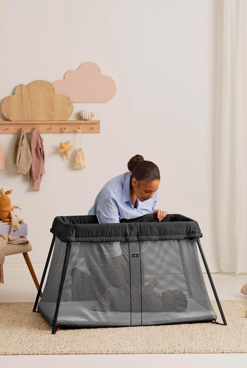 BabyBjörn Luz para Cuna de Viaje, Color Negro
