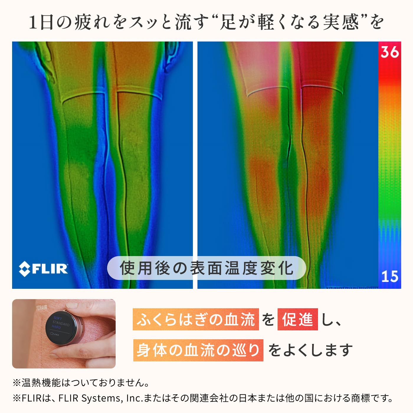 Amazon | ドクターエア 公式ストア 3DレッグマッサージャーAIR ピンク