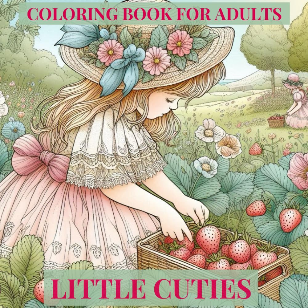 Little Cuties: Coloring Book For Adults