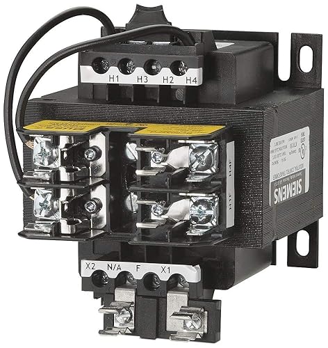 Siemens mt0150F Transformador de alimentación industrial, Doméstico, 208277Primaria voltios 5060Hz, 120Secundaria voltios, 150VA Calificación