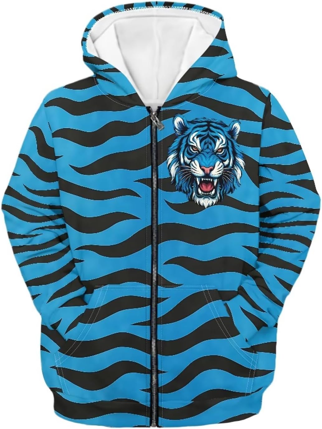 Lightweight Zip Up Hoodie with Pockets for Boys Girls Youth Comfy Casual Athletic Sportswear Jacket Long Sleeve Size 8-16