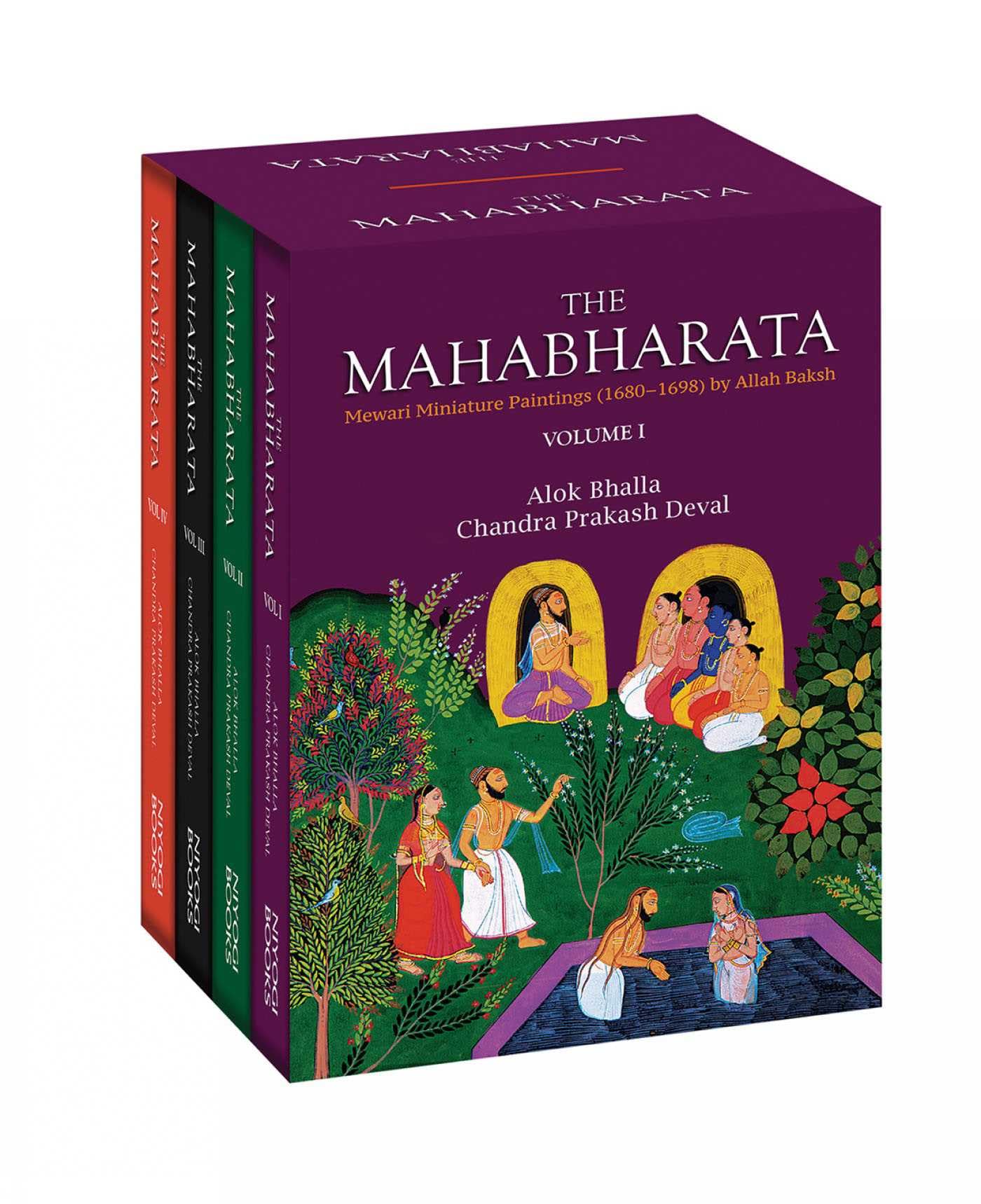 Mahabharata Mewari peintures miniatures édition prestige reliée