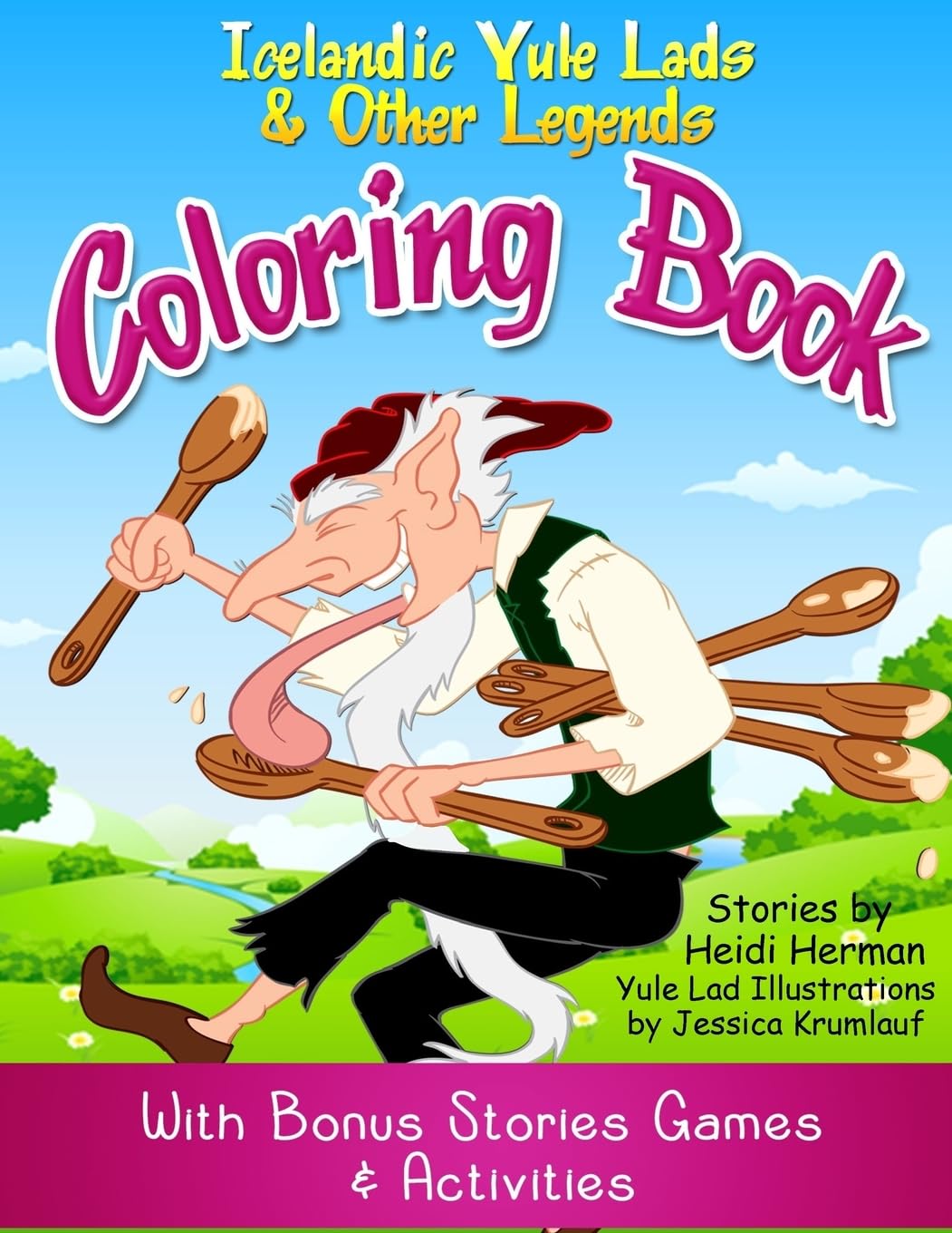 Yule Lads & Other Legends Coloring Book: Icelandic Legends Activity Book