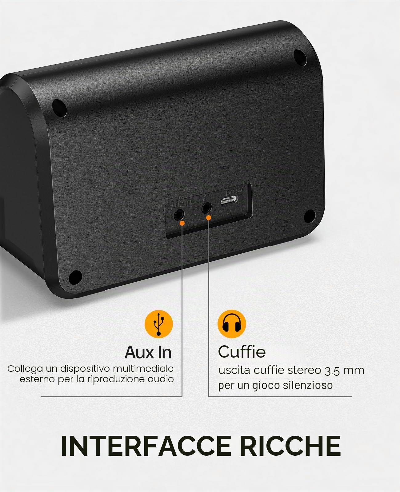 Mini Amplificatore per Chitarra,LEKATO 10W Amplificatore per Chitarra Elettrica Portatile con Canale Clean & Overdrive, Riverbero, e Connettività Bluetooth
